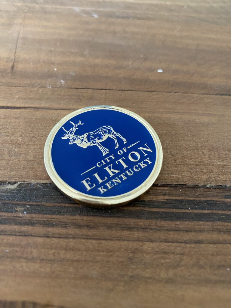 Elkton Kentucky Challenge Coin