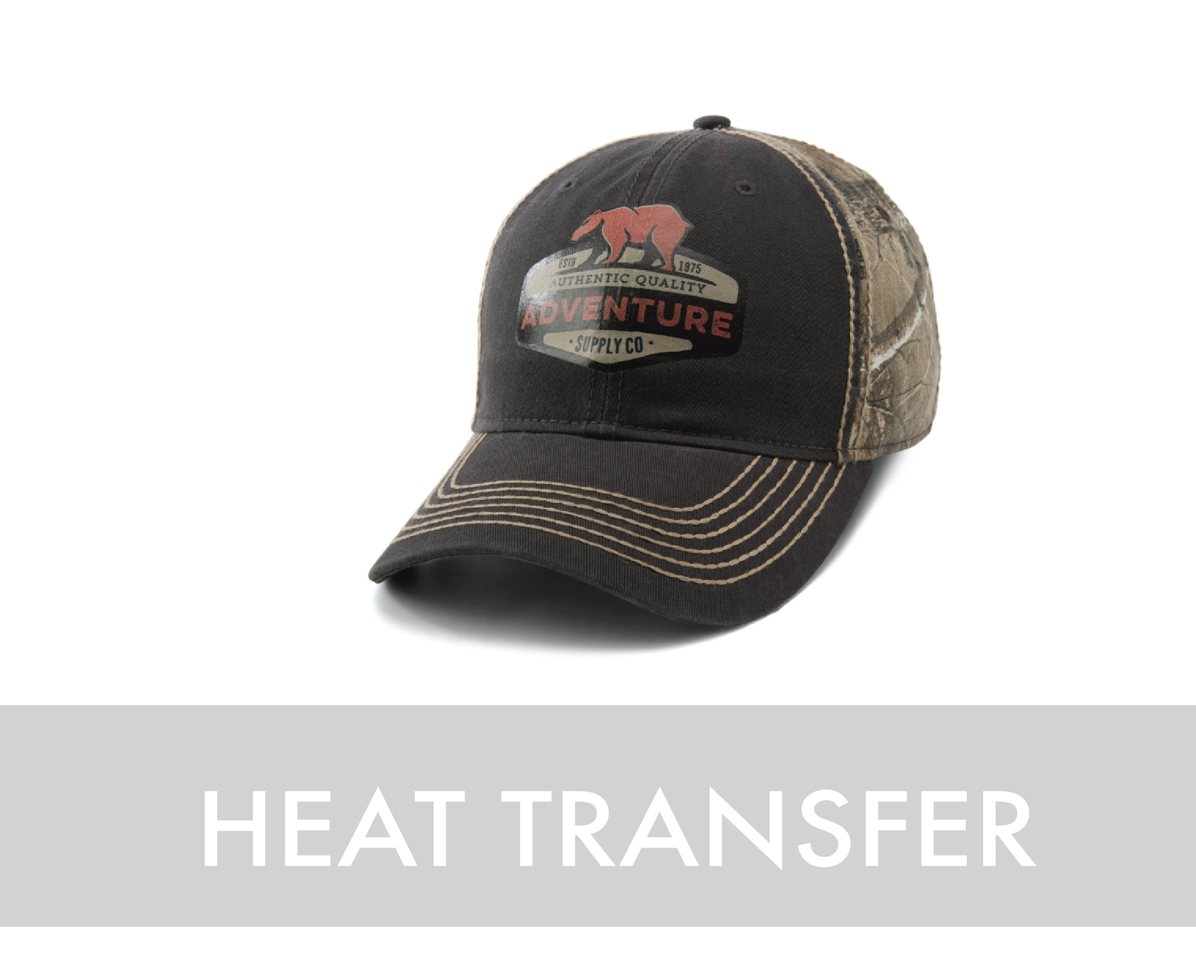 Heat Transfer Custom Logo Hat