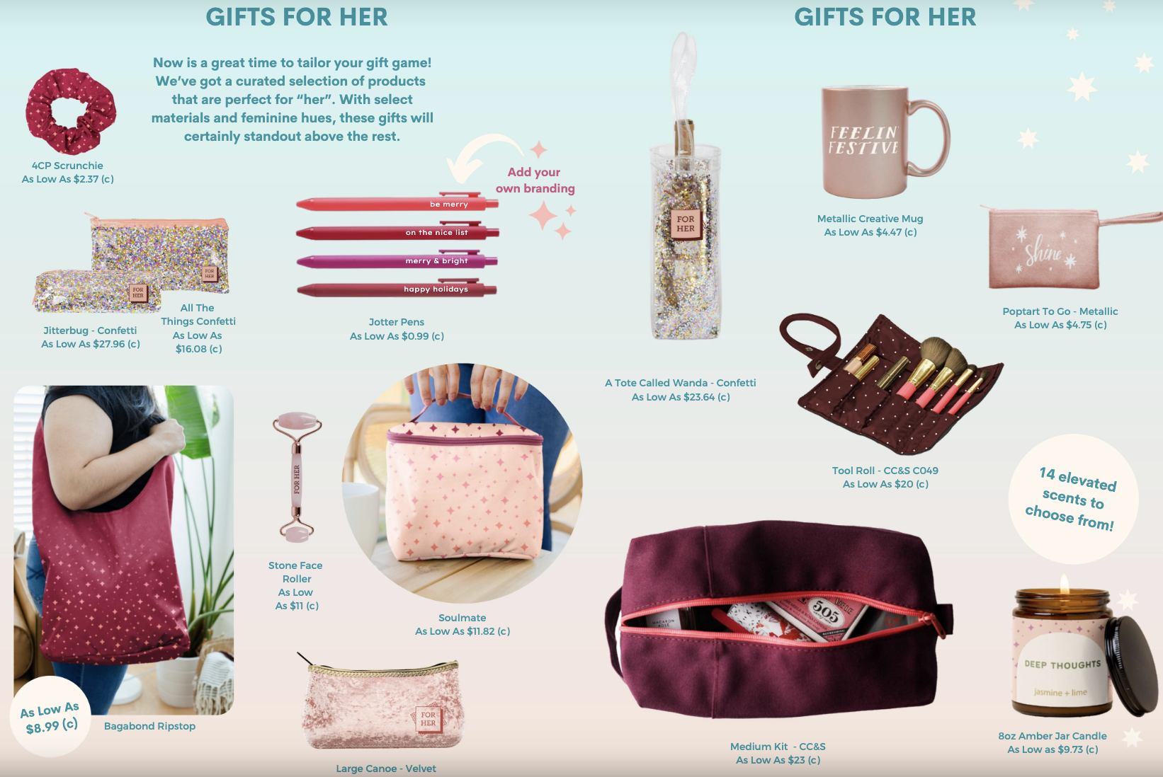 Branded Gifts for Her