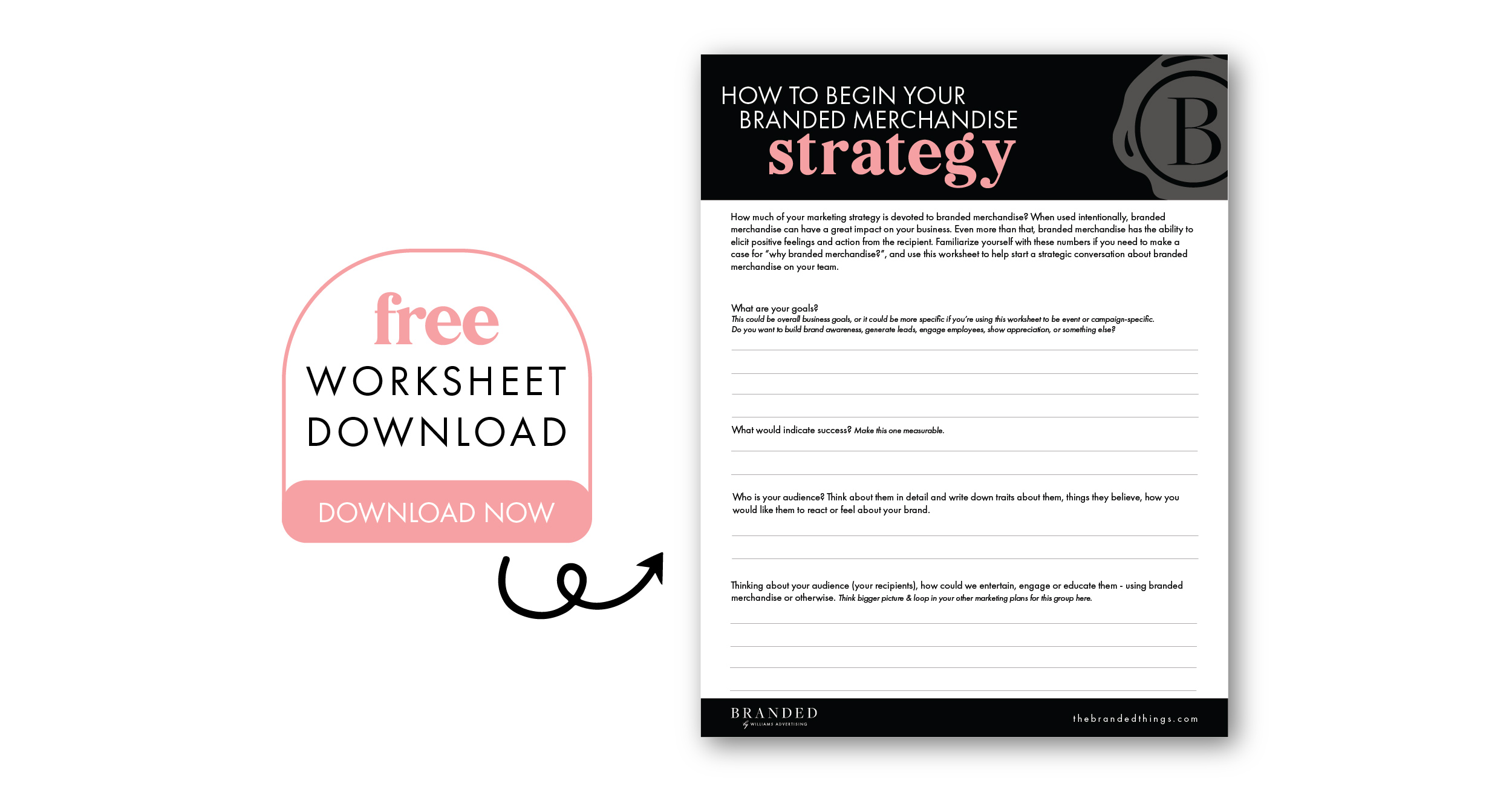 Branded Merchandise Strategy Worksheet Download