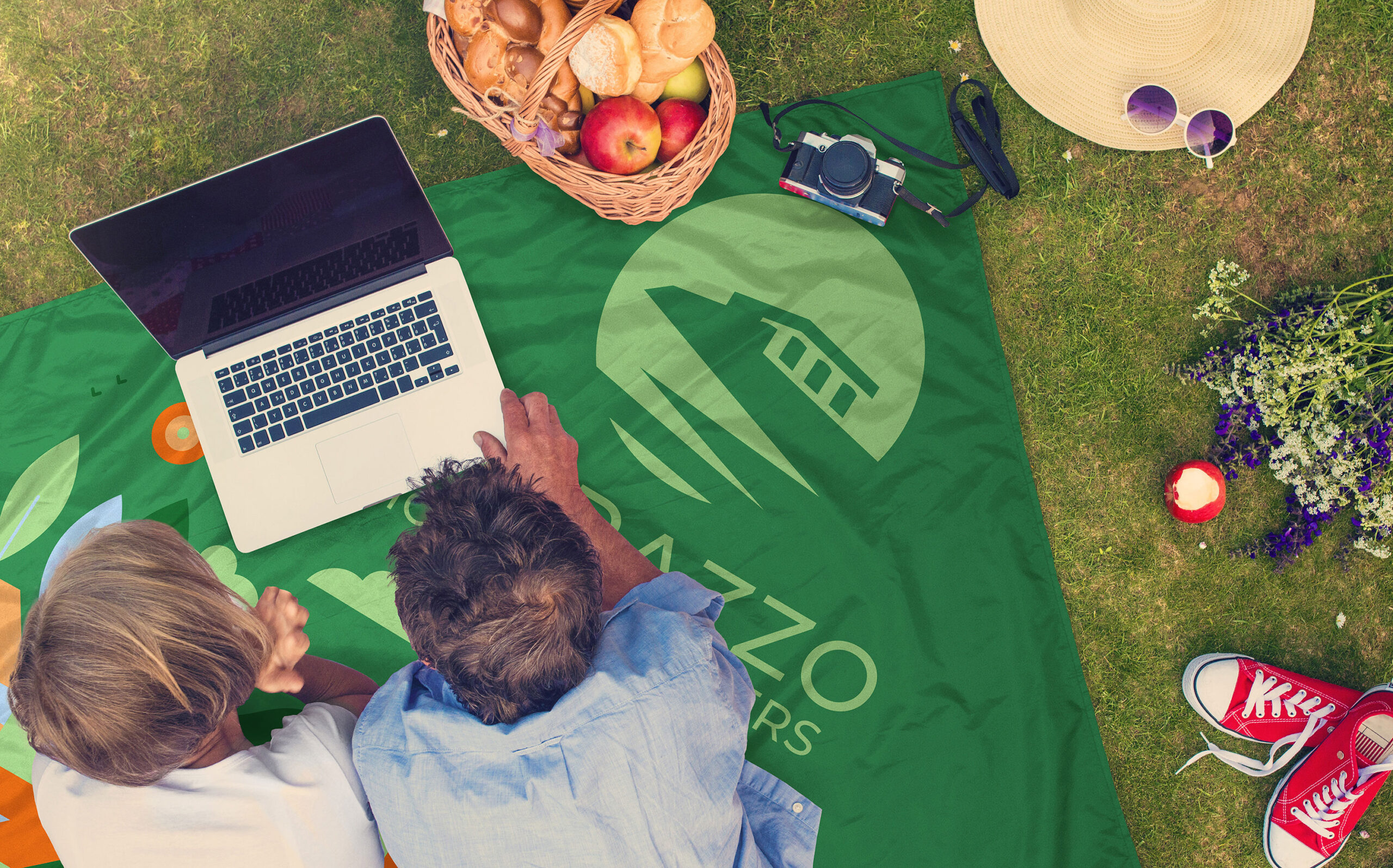 Branded Summer Promotional Event Items Picnic Blanket