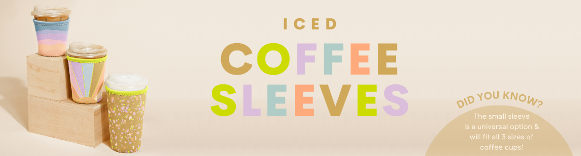 Branded iced coffee sleeves full color process