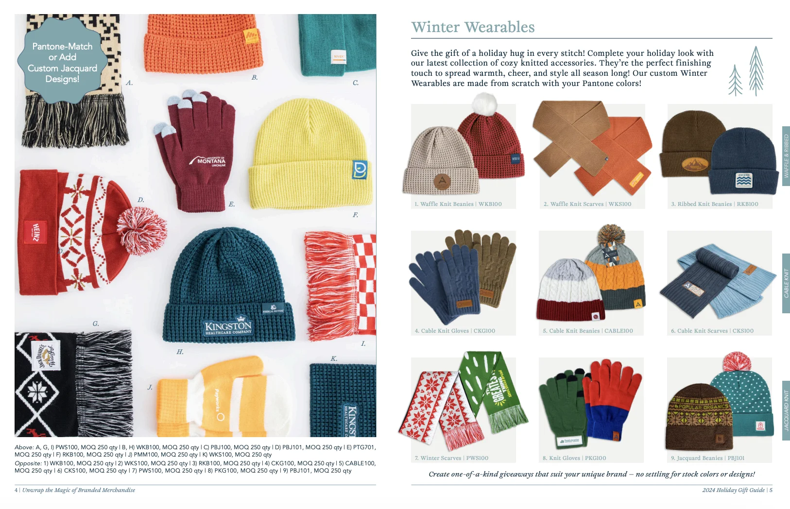 Winter Wearables Pantone Match