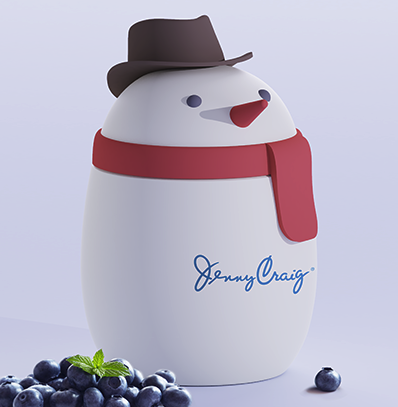 Branded Snowman Food Container