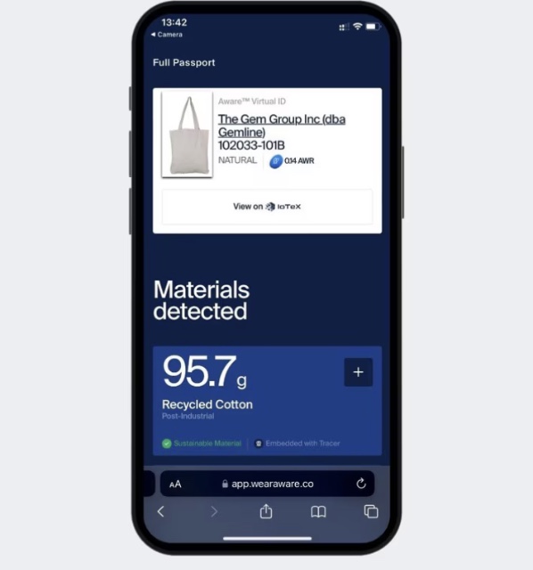 Sustainable Materials Tracking