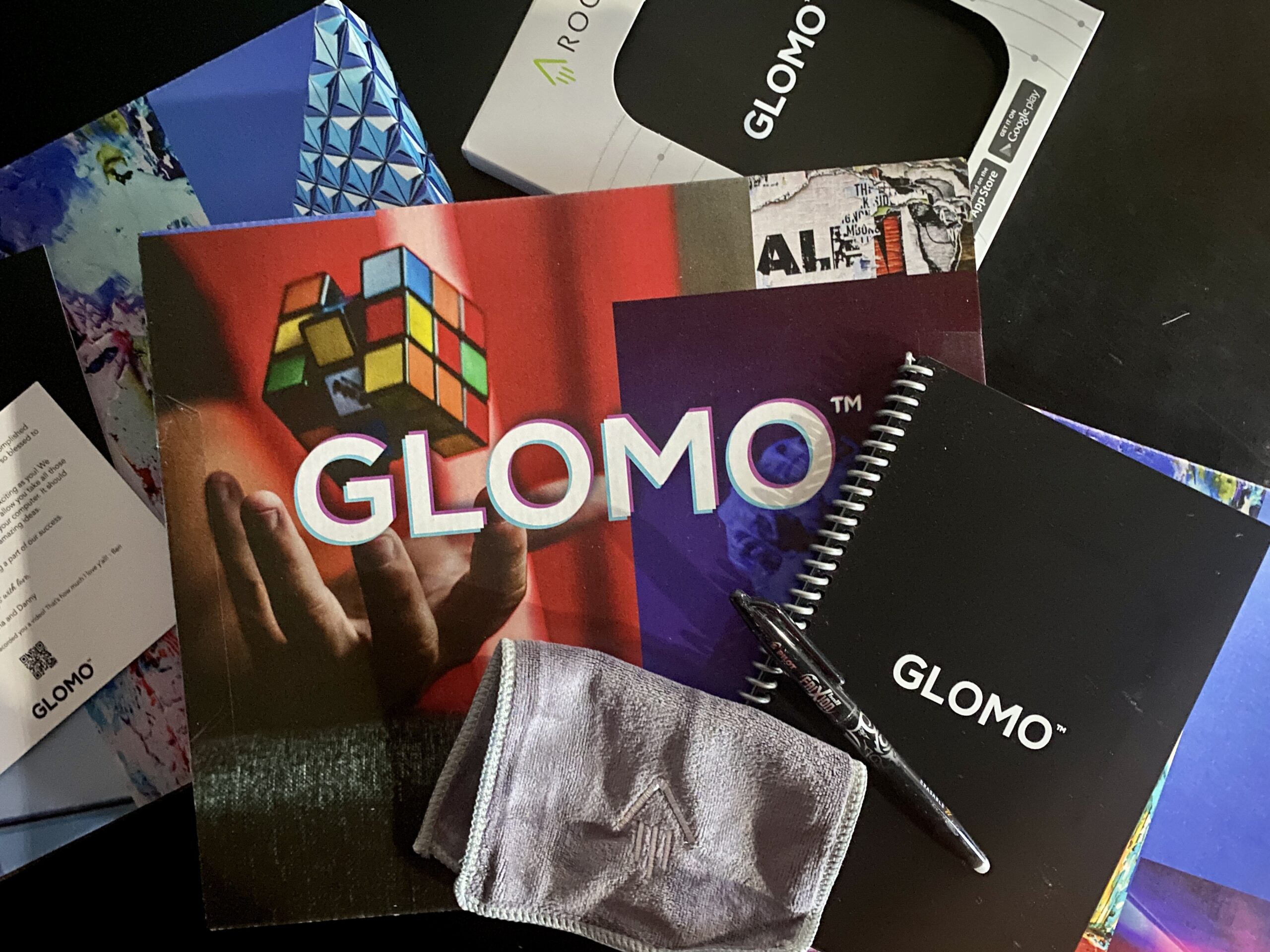 Glomo Rocketbooks & Box