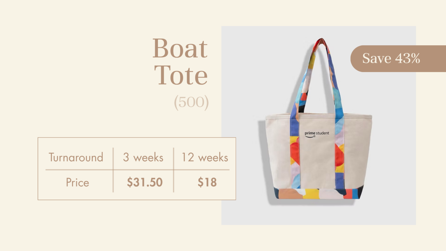 Boat Tote Custom Branded Tote Bag