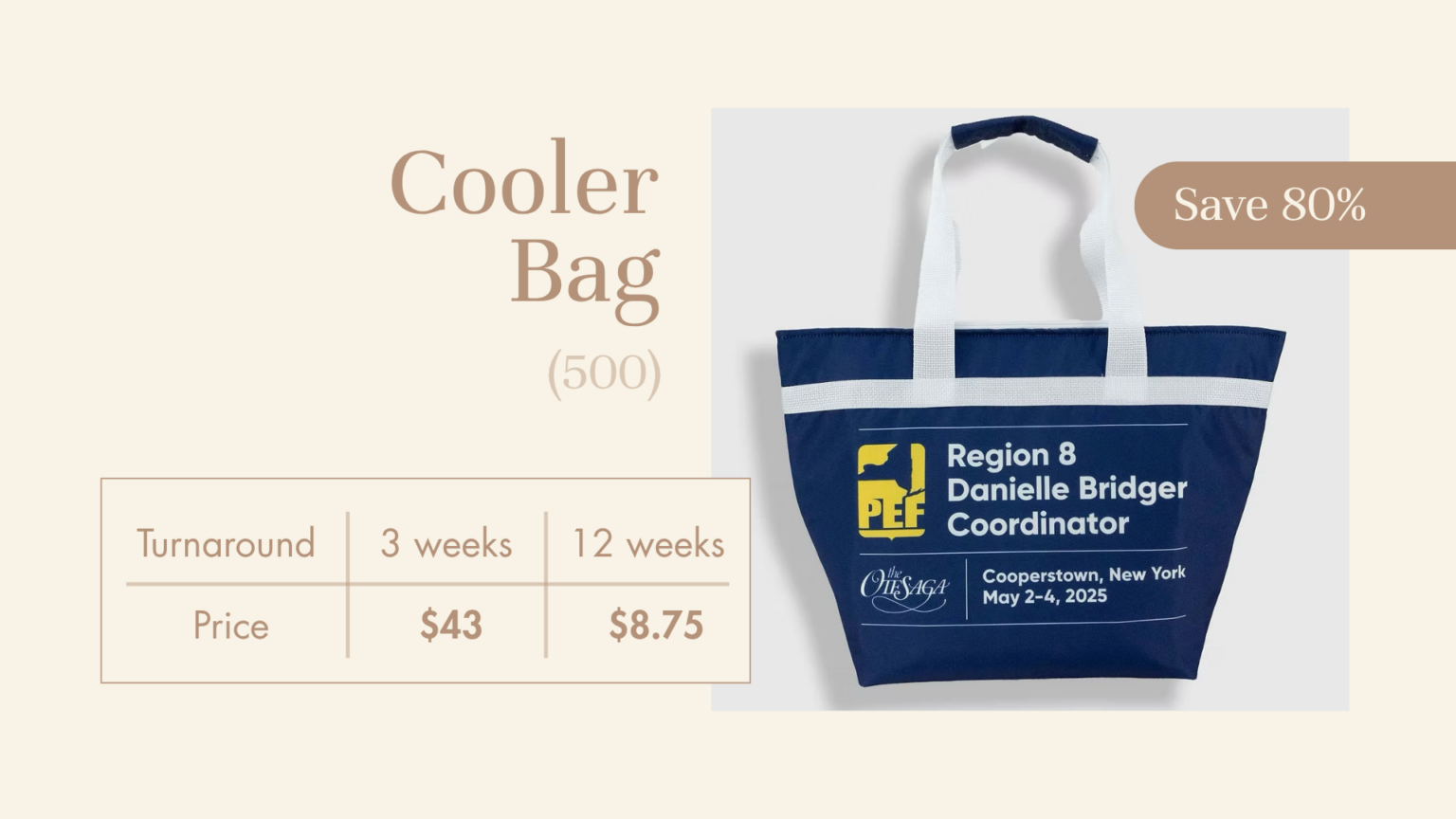Cooler Bag Custom Branded Tote Bag