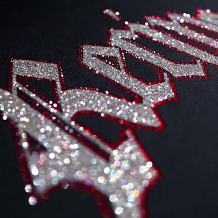Glitter decoration example