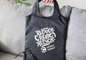 reuseable sustainable tote bag